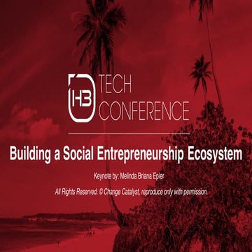 Building a Social Entrepreneurship Ecosystem 