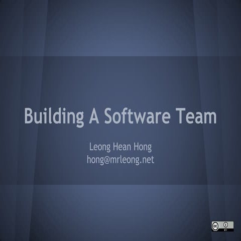 Building A Software Team