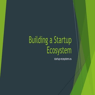 Startup Ecosystem of Bangladesh and My thoughts on this. | PPTX
