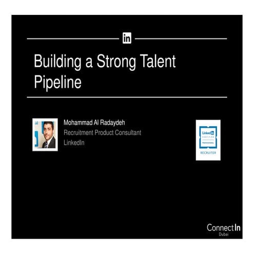 Building a Strong Talent Pipeline | ConnectIn Dubai