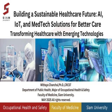 Building a Sustainable Healthcare Future AI, IoT, and MedTech Solutions for B...