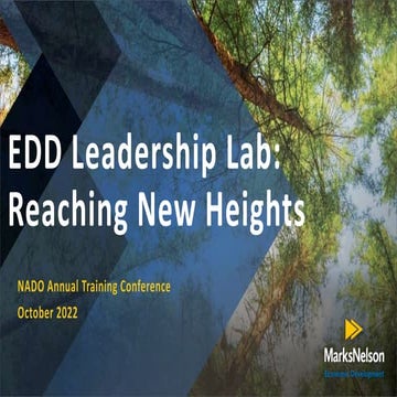 EDD Leadership Lab: Reaching New Heights 