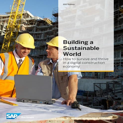 Building a Sustainable World in the Digital Construction Economy