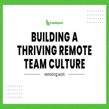 Effective Strategies For Remote Team Collaboration | PDF