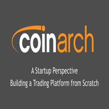 Building a trading platform from scratch