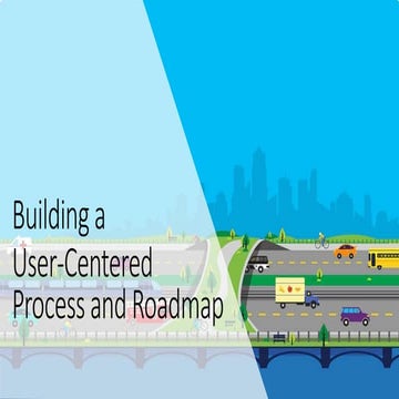 Building a user centered process and roadmap