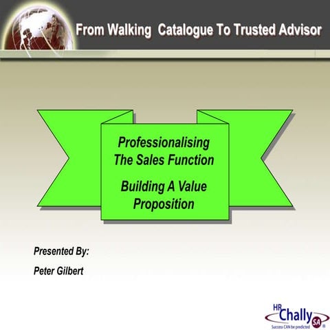 Building A Value Propostion