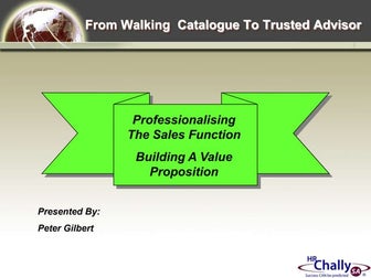 Building A Value Propostion