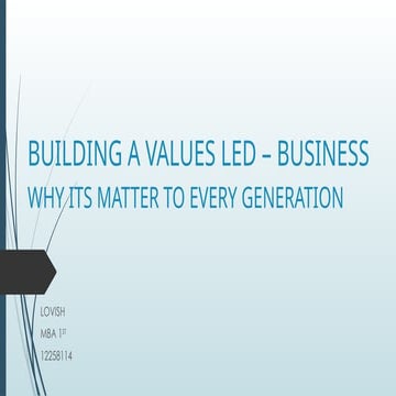 BUILDING A VALUES LED – BUSINESS WHY ITS.pptx