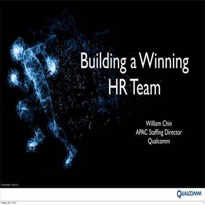 Building a Winning HR Team