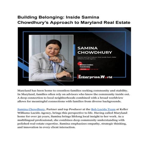 Building Belonging_ Inside Samina Chowdhury’s Approach to Maryland Real ...