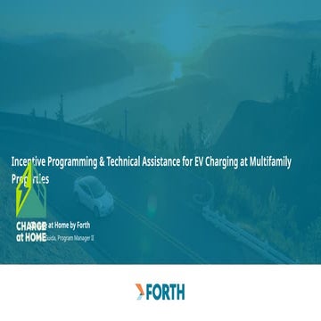 Incentive Programs and Technical Assistance for EV Charging in ...