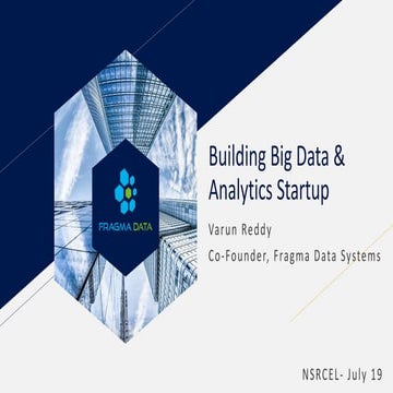 Building big data & analytics startup
