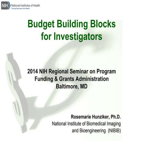 Sample proposal budgets | PDF