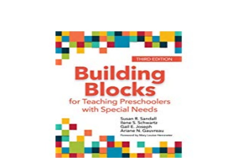 BOOK_TEXTBOOK LIBRARY Building Blocks for Teaching Preschoolers with