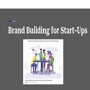 Brand Building for Start-Ups