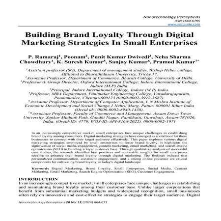 Building Brand Loyalty Through Digital Marketing Strategies In Small ...