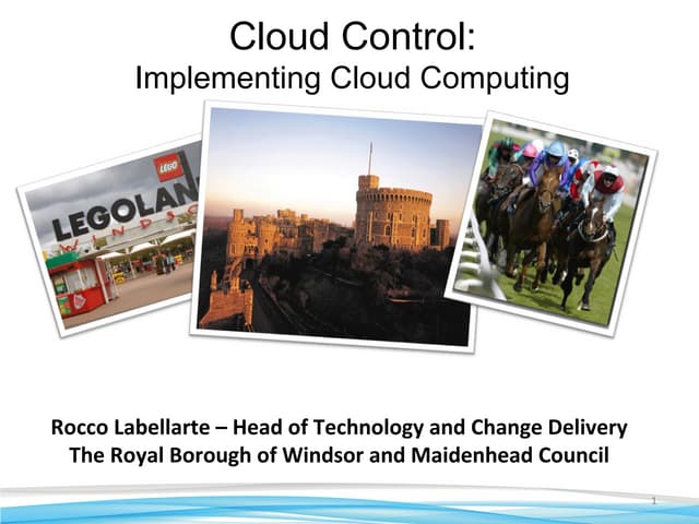 Case study: Building a business case for cloud, migration in practice and spr...