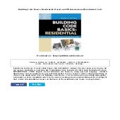 Building code basics: residential: based on 2009 international residential code