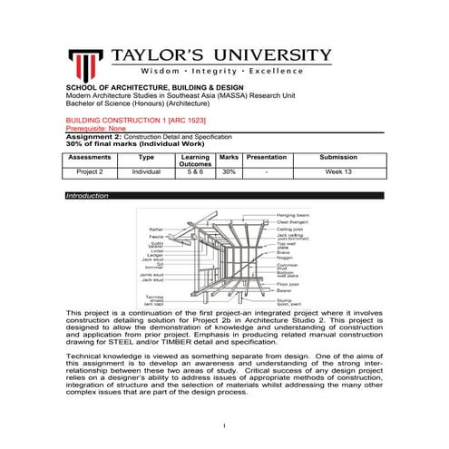 Building con 1 (arc 1523) project 2 brief aug 2014