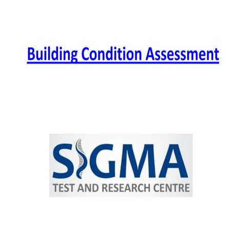 Building condition assessment