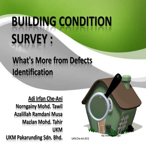 Building condition survey whats more