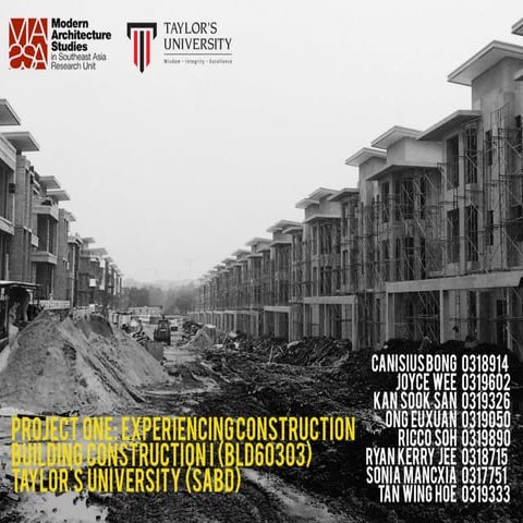 Building Construction: Experiencing Construction