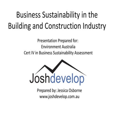 Building & Construction Industry | PPT