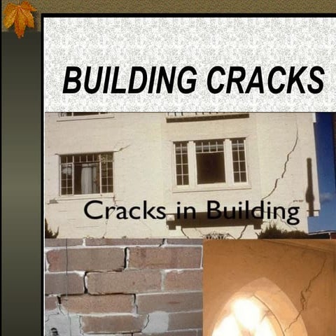 Building cracks project