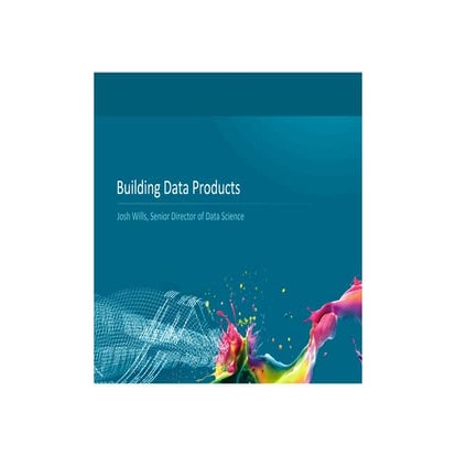 Building Data Products | PPT