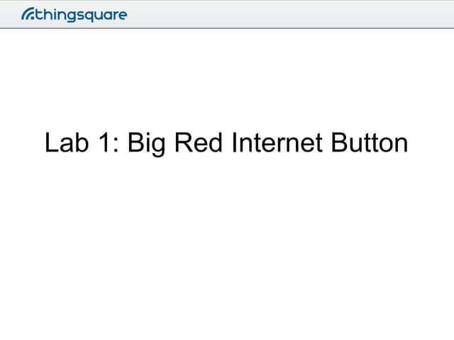 Building the Internet of Things with Thingsquare and Contiki - day 1, part 2