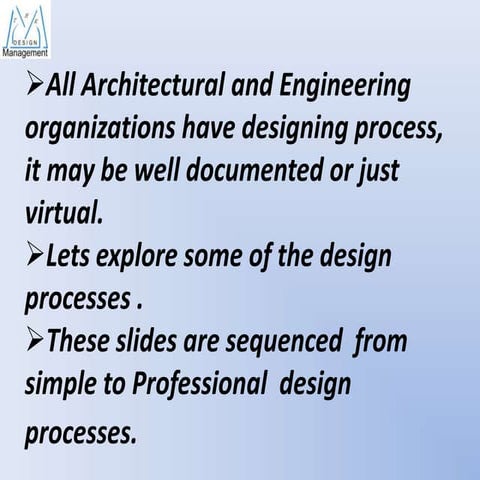 Building Design Process