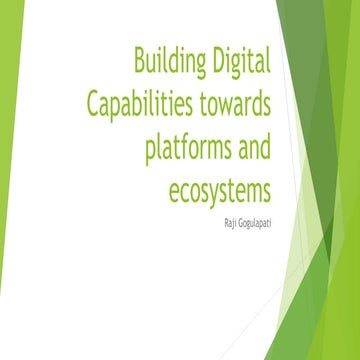 Building digital capabilities   