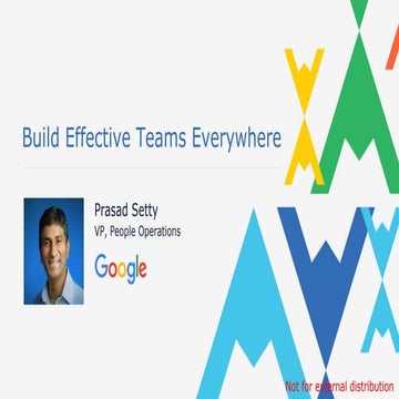 Goal Summit 2016: The Science Behind Effective Teams at Google