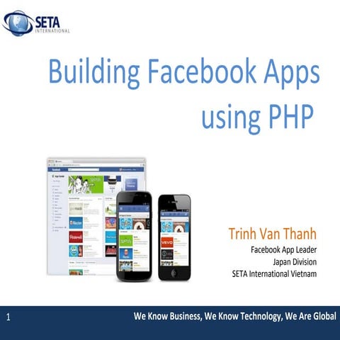 Building facebook apps (thanh tv@seta) in PHP Day 2012
