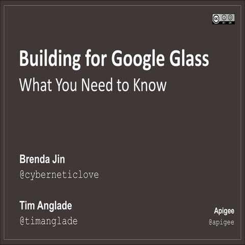 Building for Google Glass - What You Need to Know