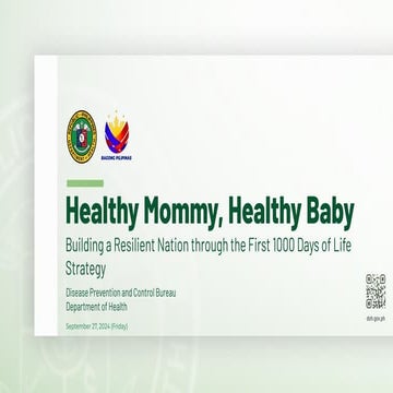 First 1000 Days Manual of Procedures | PDF