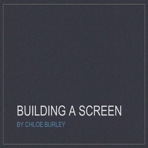Building frame pp | PPTX