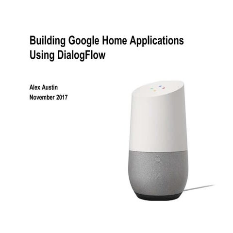 Building google home applications tutorial