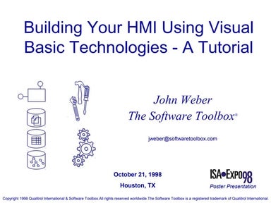 Building HMI with VB Tutorial [1998]