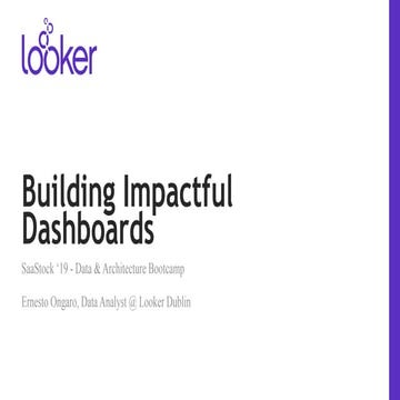 Building impactful dashboards