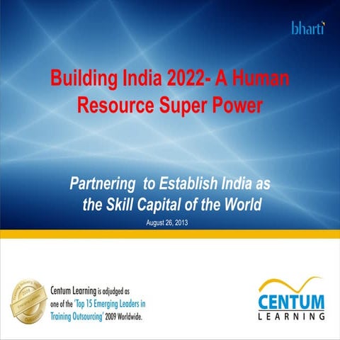 Building india 2022-_a_human_resource_super_power