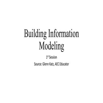 Building Information Modeling