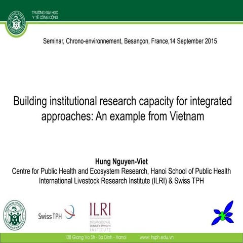 Building institutional research capacity for integrated approaches: An exampl...