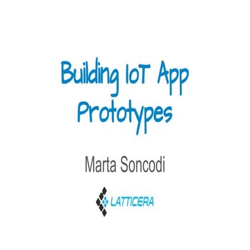 Building IoT App Prototypes