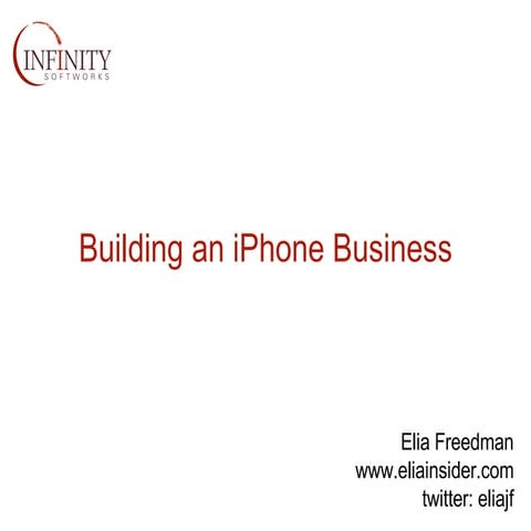 Building an iPhone Business