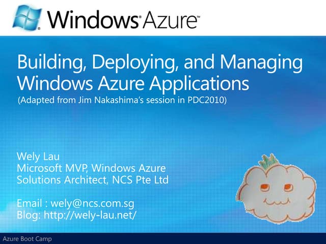 Building & managing wa app   wely