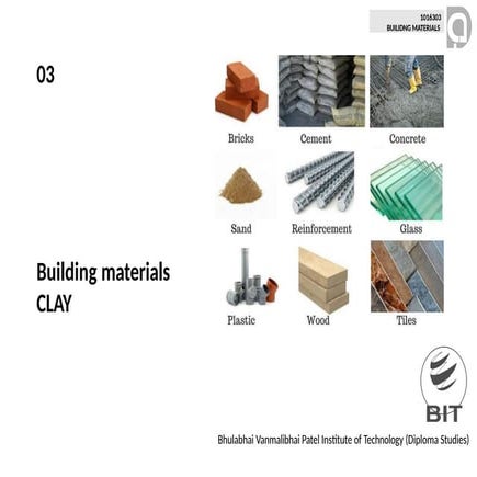 Building material Clay and Clay Products .pptx