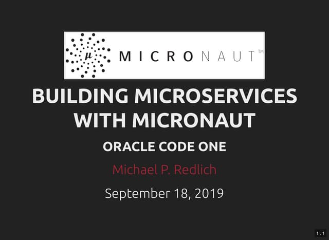 Building Microservices with Micronaut:  A Full-Stack JVM-Based Framework