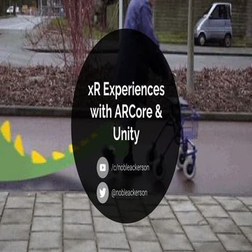 Building MR experiences with ARcore & Unity3D